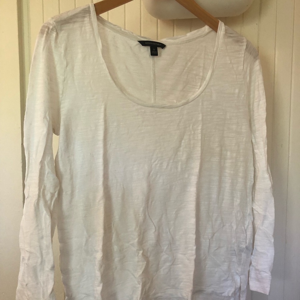 Banana Republic white top